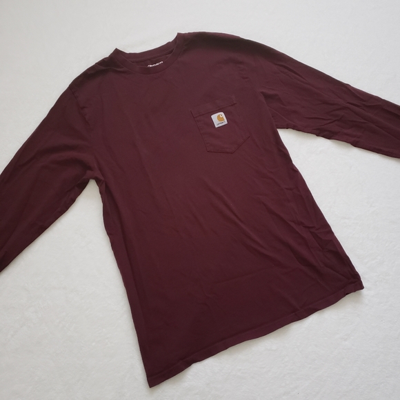 Carhartt WIP Other - Carhartt WIP Maroon Red Long Sleeve Size Large